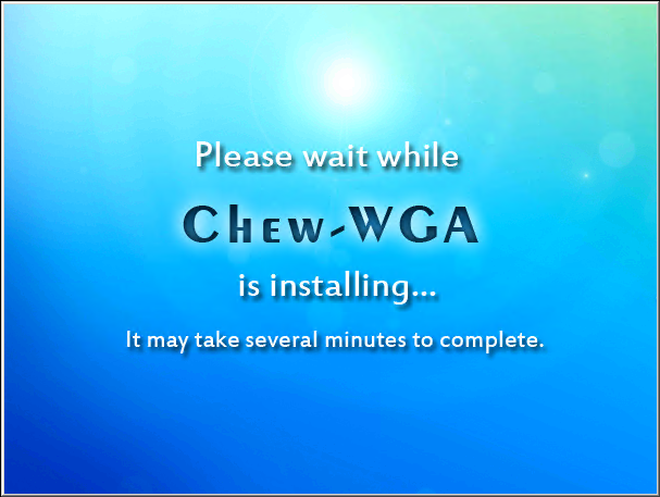 Chew wga v0.9 系统激活工具-墨非网