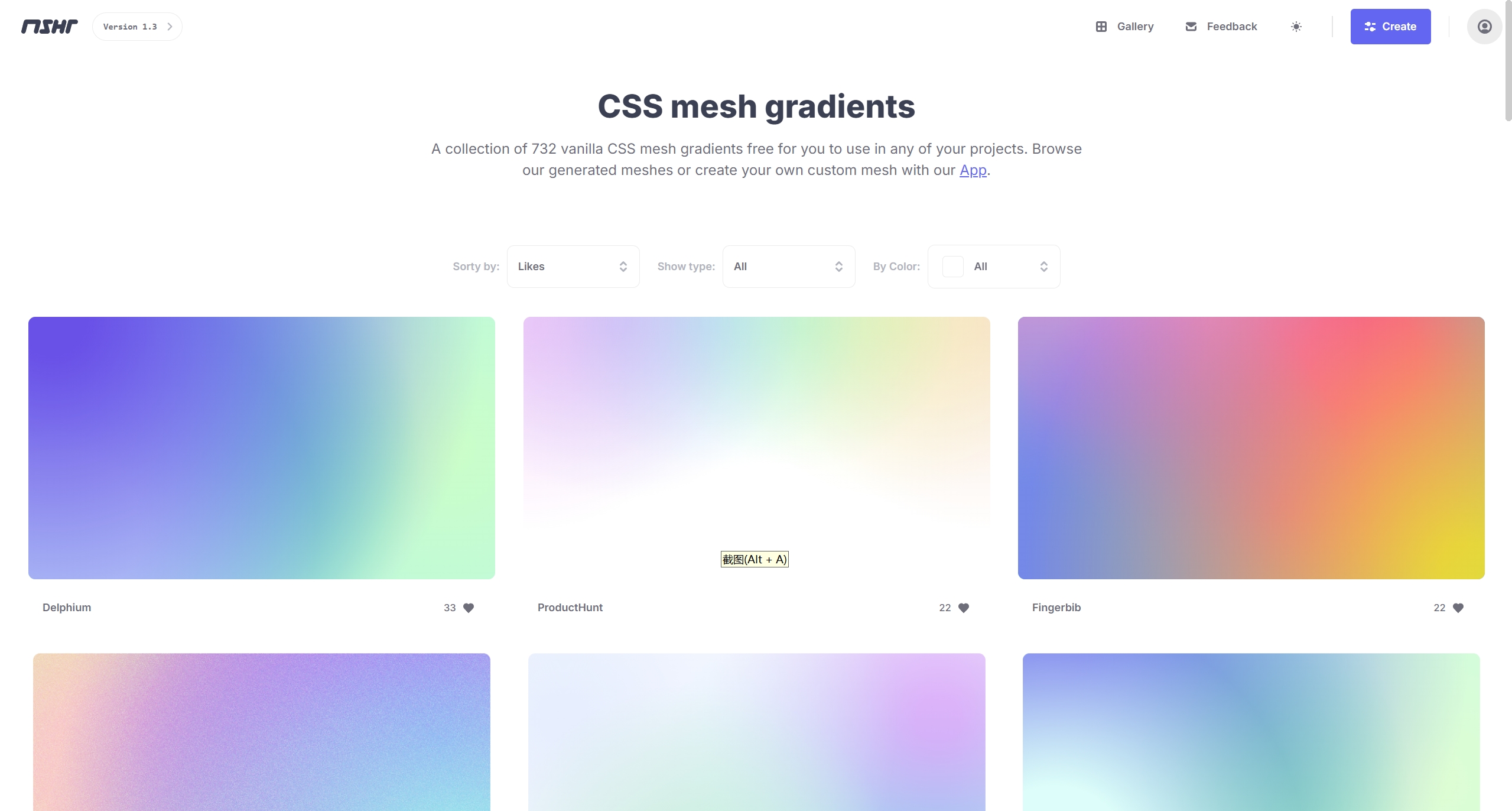 CSS 渐变样式生成工具-MSHR-墨非网