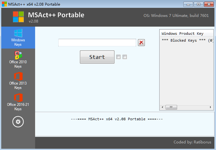 MSAct++ v2.08 绿色版 – Windows和Office激活工具