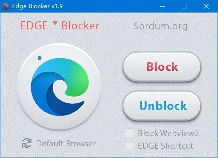 Edge Blocker v2.0 绿色版 – Edge浏览器屏蔽工具